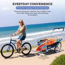 Cargo Beach Cart  Stroller Carrier Wagon and Bike Bicycle Trailer with Suspension.