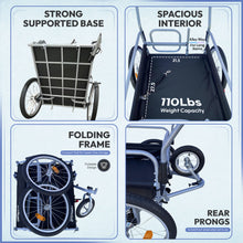 Cargo Beach Cart  Stroller Carrier Wagon and Bike Bicycle Trailer with Suspension.