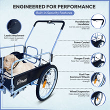 Cargo Beach Cart  Stroller Carrier Wagon and Bike Bicycle Trailer with Suspension.