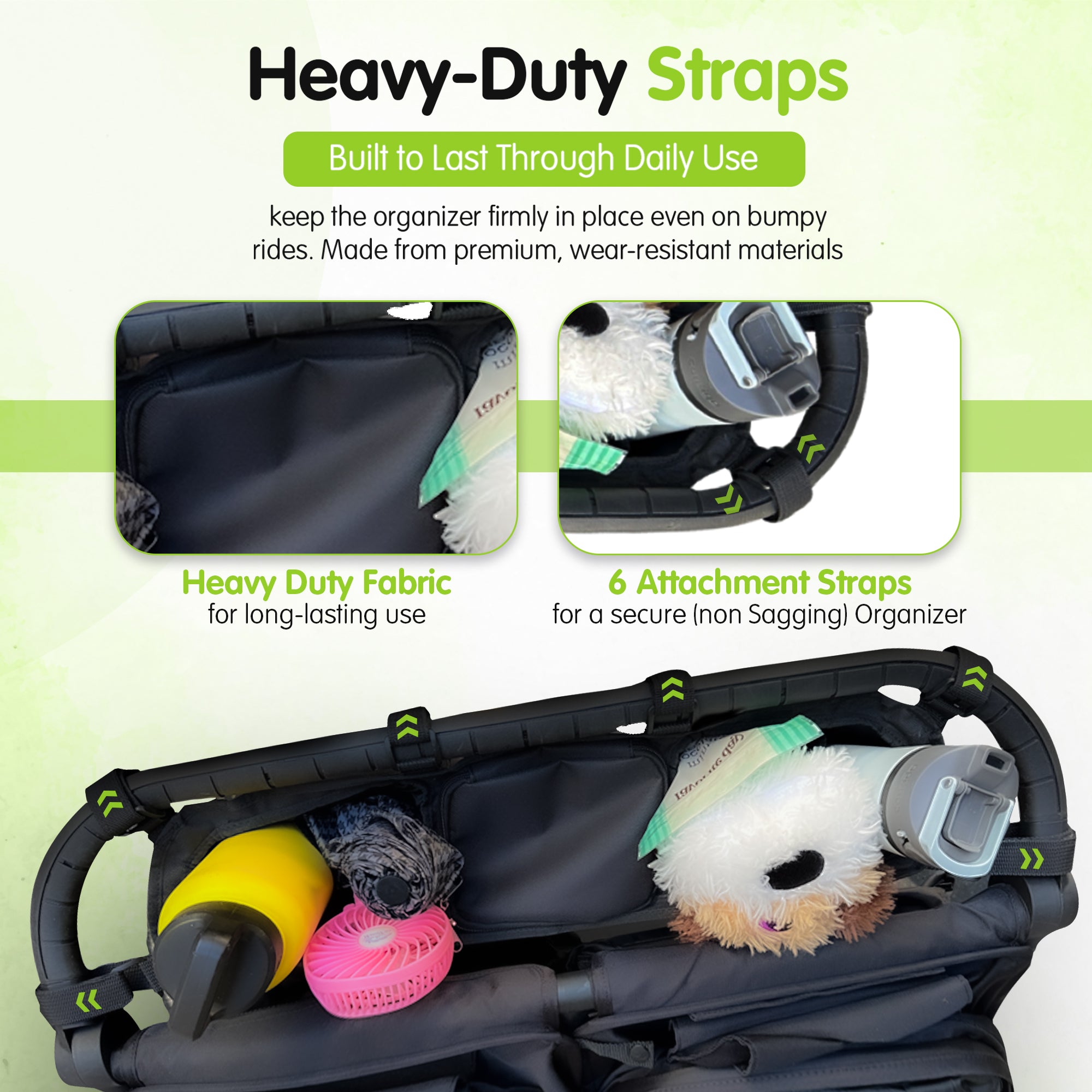 city mini double stroller tray Organizer for Jogger City Mini GT or Bob Duallie