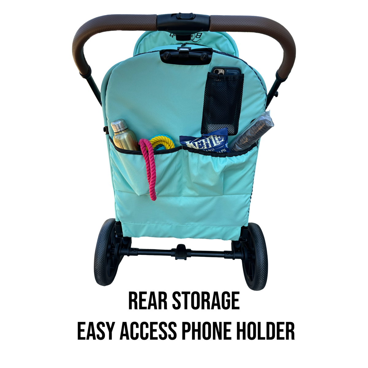 Large Pet Dog Stroller with walk up ramp and suspension.