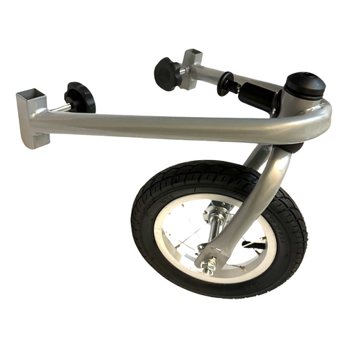 Front wheel plus bracket for our Booyah Stroller.