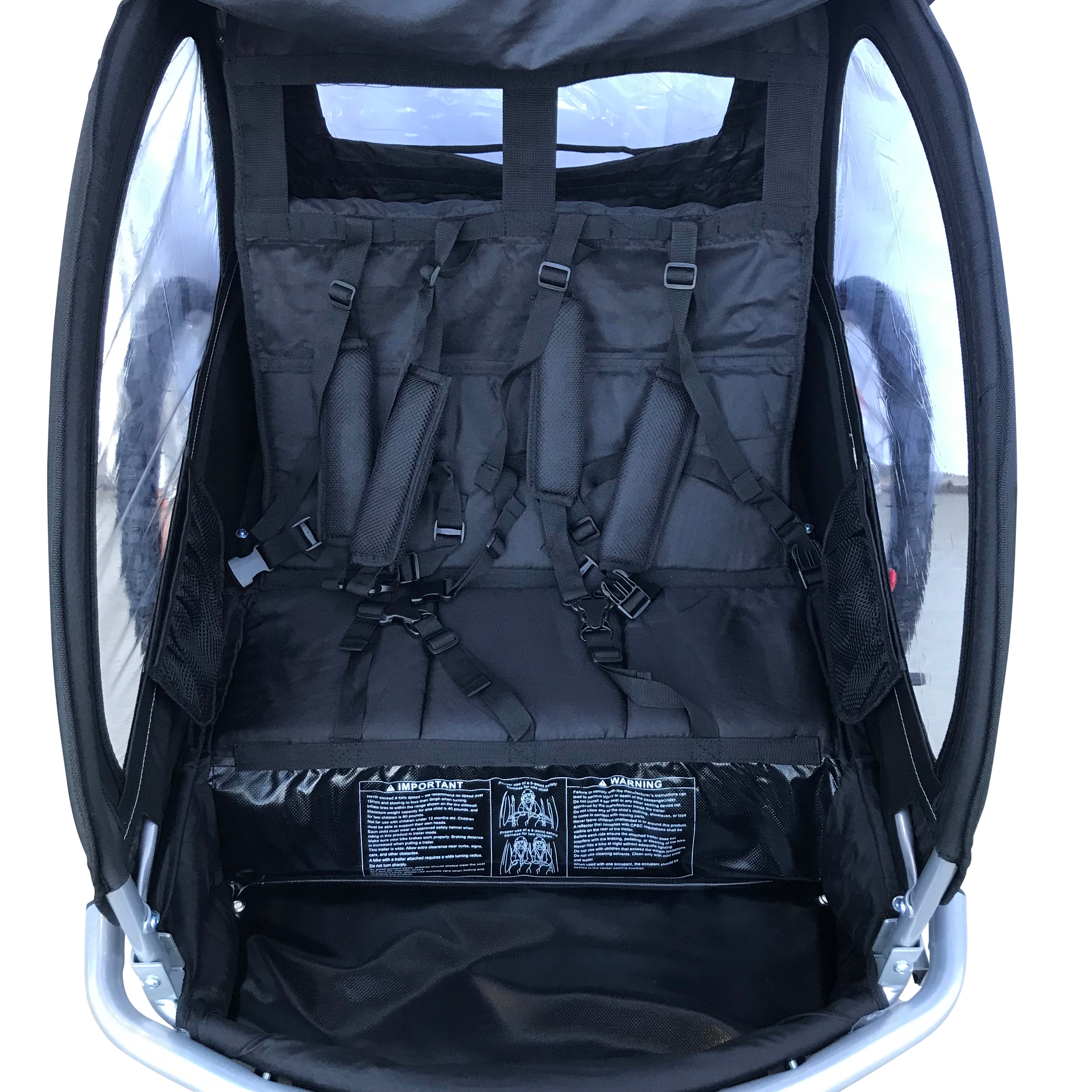 Booyah Baby Bike Trailer and Stroller Child II – Black. PRE SALE!