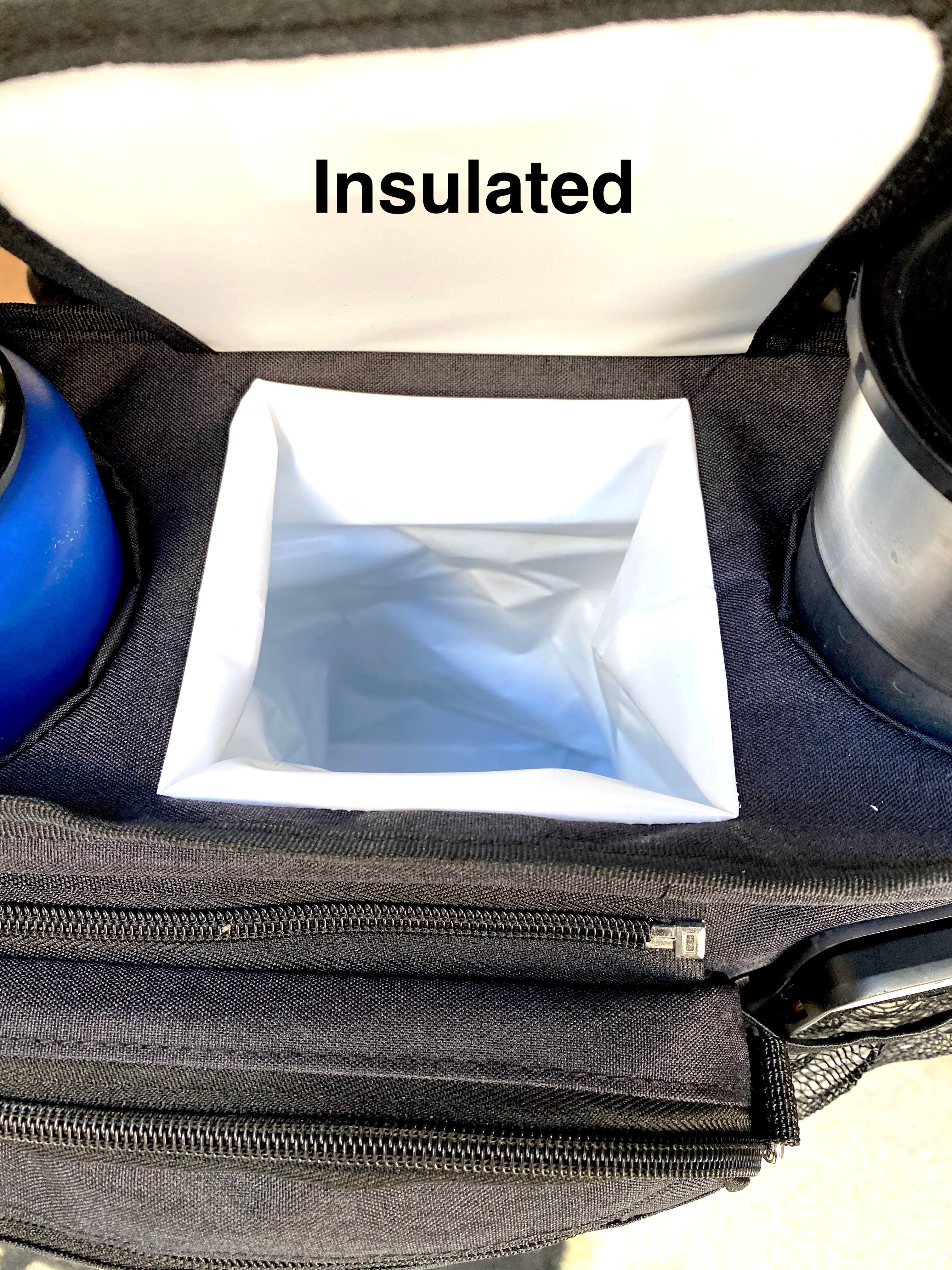 Booyah Stroller Detachable, Non Slip, Insulated Organizer Cup Holder fits Hydroflask.