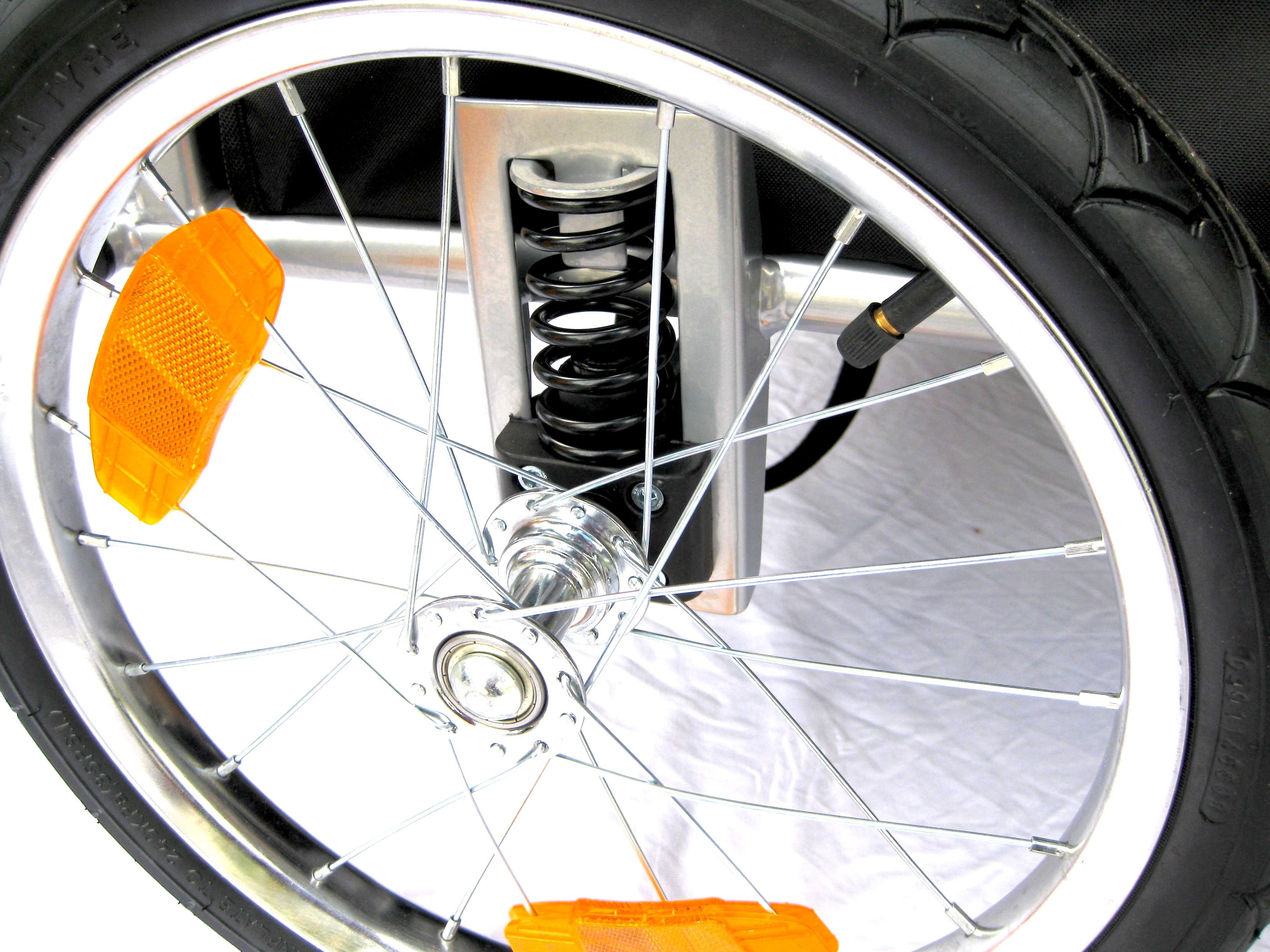 PRE SALE- Booyah Medium Dog Stroller and Trailer Combo with Suspension - Black